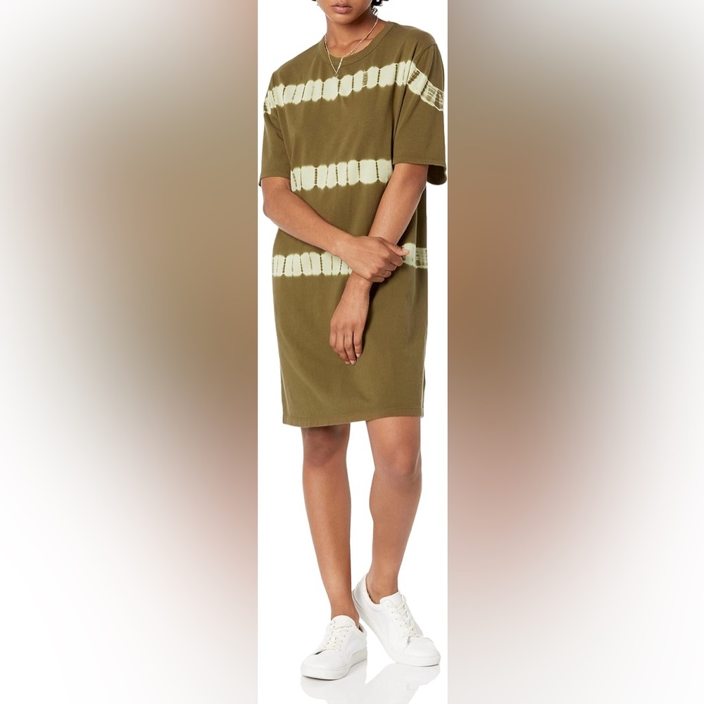 NWT The Drop Luna Loose-fit Mini T-Shirt Dress